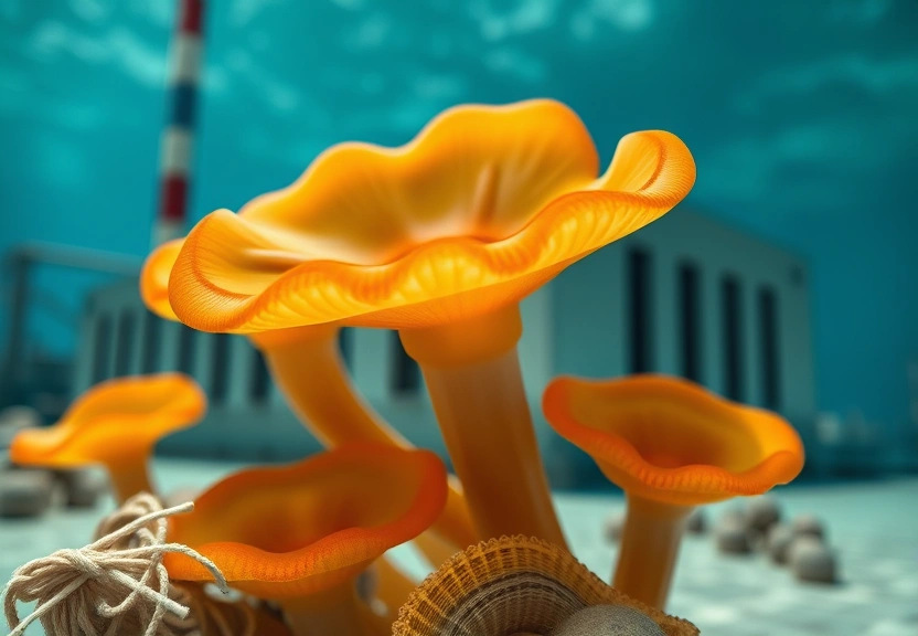 Representação visual de Medusas causam suspensão de reatores na maior usina nuclear da Europa Ocidental