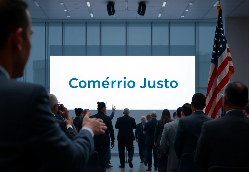 Representação visual de Governo Brasileiro Responde aos EUA: Compromisso com Comércio Justo e Negociações em Destaque