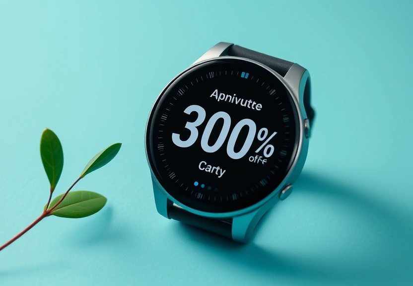 Representação visual de Aproveite 30% de desconto no incrível Relógio Amazfit com monitor cardíaco!