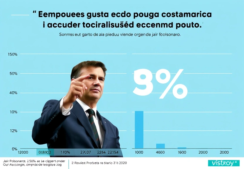 Representação visual de Datafolha revela: 50% dos brasileiros querem a prisão de Jair Bolsonaro