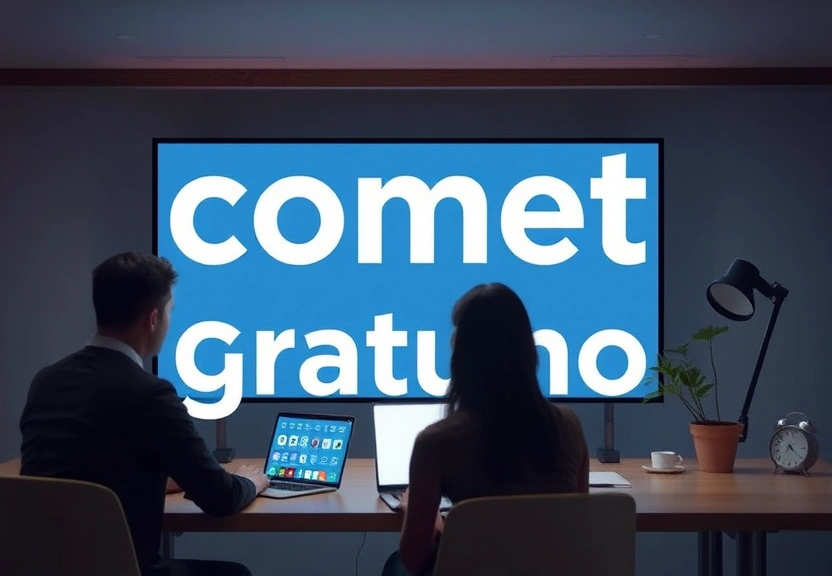 Representação visual de Comet se torna gratuito: Perplexity utiliza IA para revolucionar sua experiência online