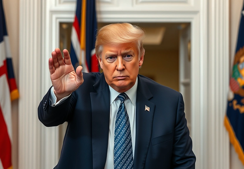 Representação visual de Trump endurece regras e fecha portas para imigração legal: o impacto dos vistos de meio milhão