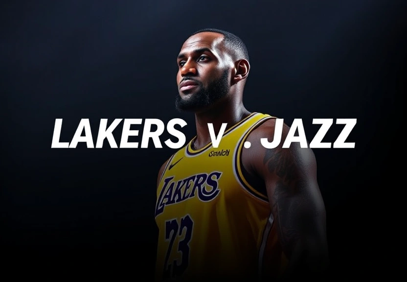Representação visual de Lakers x Jazz AO VIVO: siga em tempo real a estreia de LeBron James na temporada da NBA