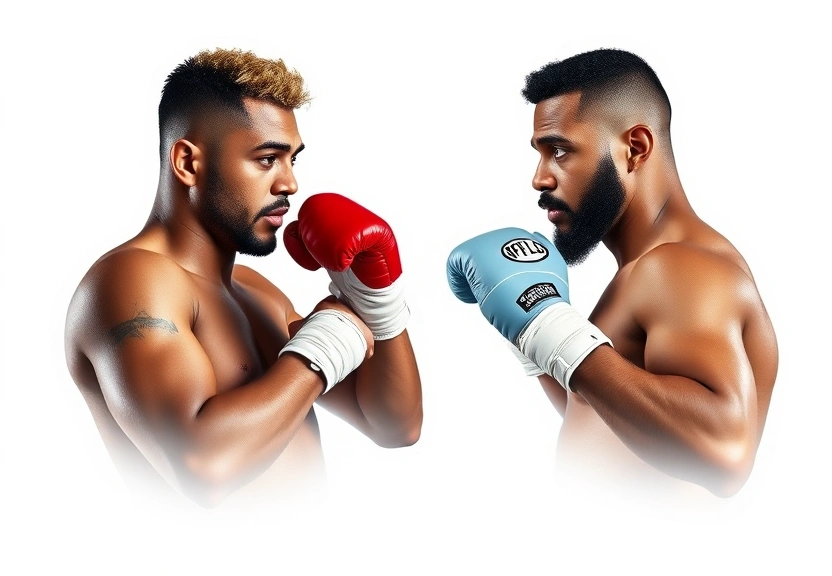 Representação visual de Jake Paul x Anthony Joshua AO VIVO: siga a luta de boxe no card com Anderson Silva x Tyron Woodley