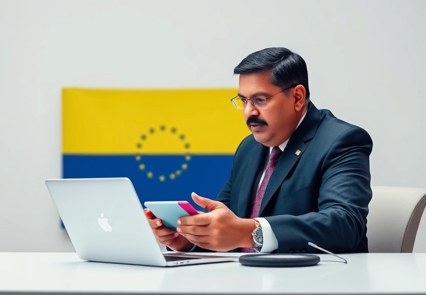 Representação visual de Vice da Venezuela diz que Maduro é o único presidente após Trump anunciar controle do país: siga em tempo real