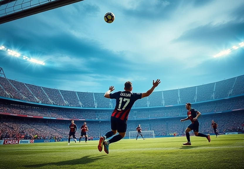 Representação visual de Goleiro supera clima hostil e fecha gol, Barcelona vence Espanyol em clássico com pinturas e dispara em LALIGA