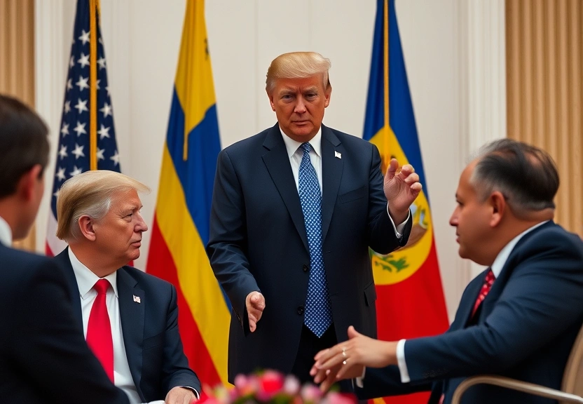 Representação visual de Trump afirma que teve bom diálogo com presidente interina da Venezuela