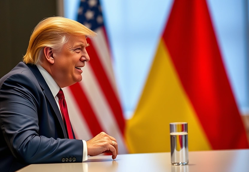 Representação visual de Trump exige em Davos negociações imediatas para anexar Groenlândia, mas insiste que não usará força