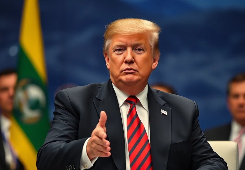 Representação visual de Os recados de Trump sobre Groenlândia, Venezuela e tarifas a líderes globais em Davos em meio a escalada de tensão