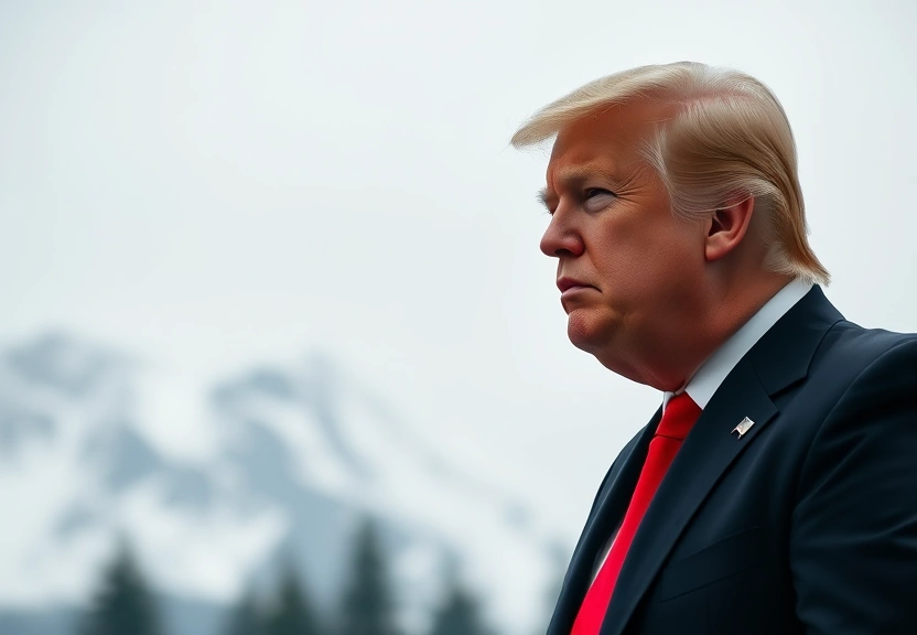 Representação visual de Os recados de Trump sobre Groenlândia, Venezuela e tarifas a líderes globais em Davos em meio a escalada de tensão