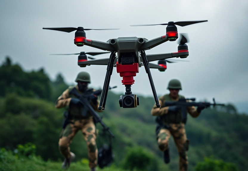 Representação visual de O ambicioso escudo antidrone com que Colômbia quer combater ataques aéreos de grupos armados