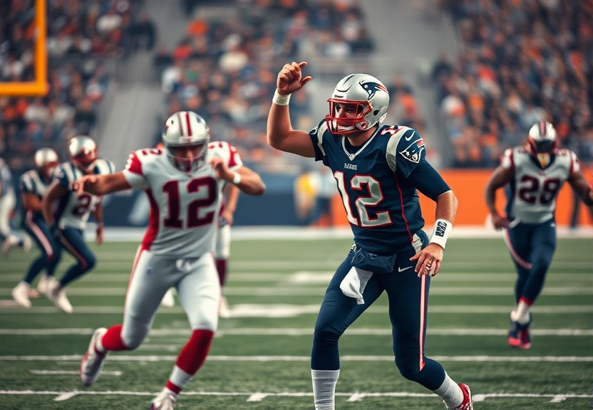 Representação visual de Patriots vencem Broncos em jogo apertado e voltarão ao Super Bowl pela primeira vez após Tom Brady