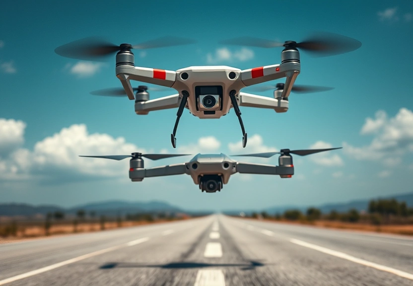 Representação visual de Pai e filho quebram recorde mundial com drone que atinge 656 km/h