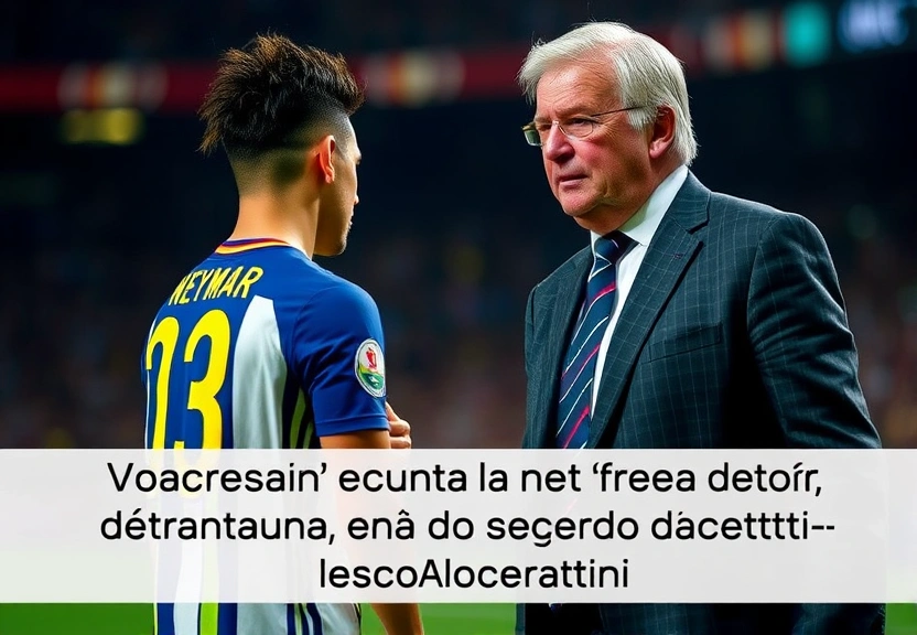 Representação visual de Vojvoda comemora retorno de Neymar e dá recado para Ancelotti